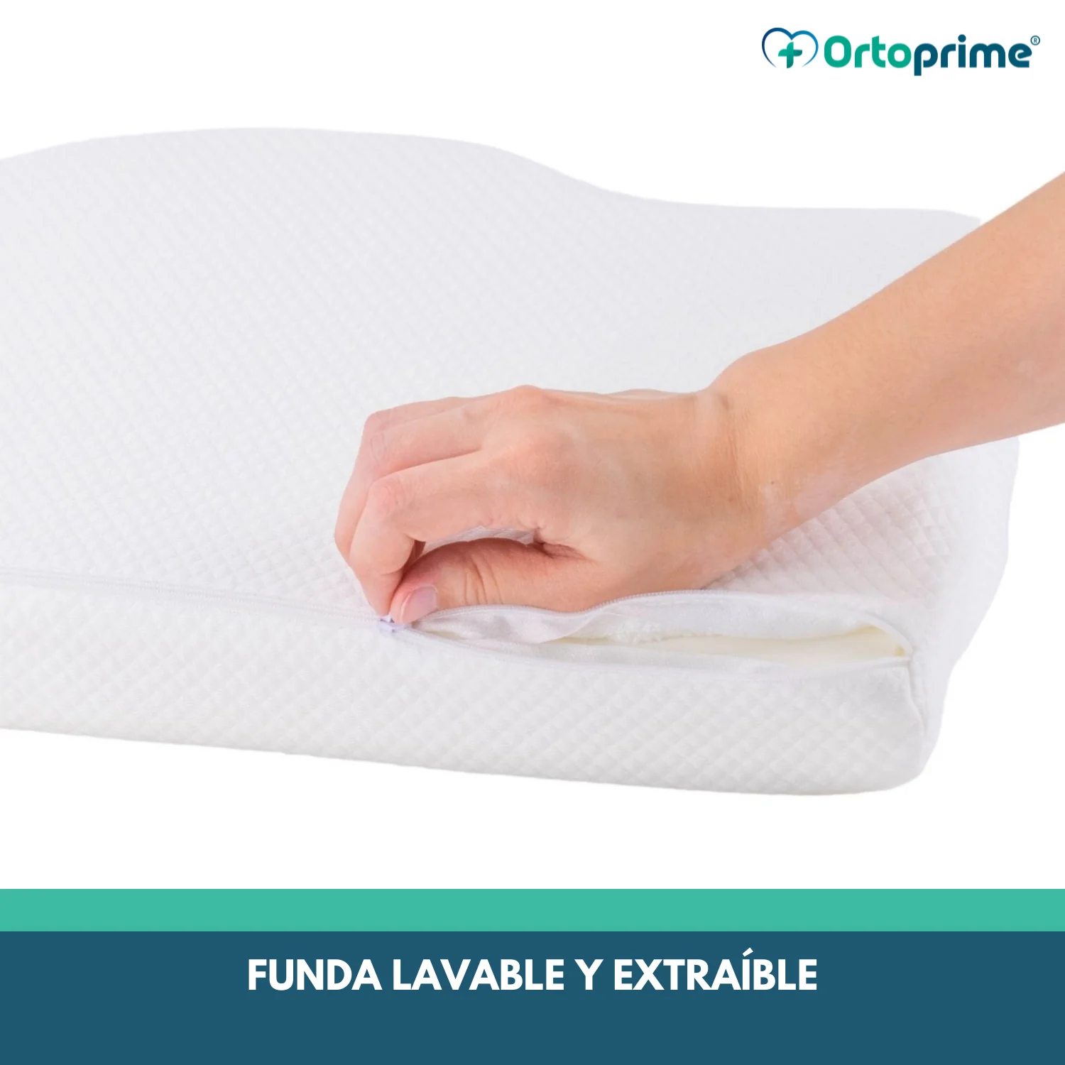 Almohada Cervical Ergonómica Viscoelástica  | Descanso Reparador - Image 3
