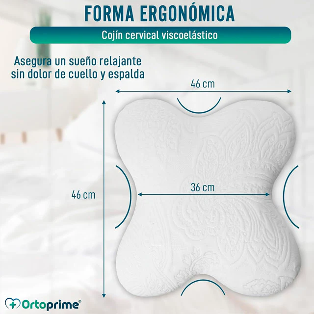 Almohada Viscoelástica Mariposa con Efecto Memoria Adaptable - Image 5
