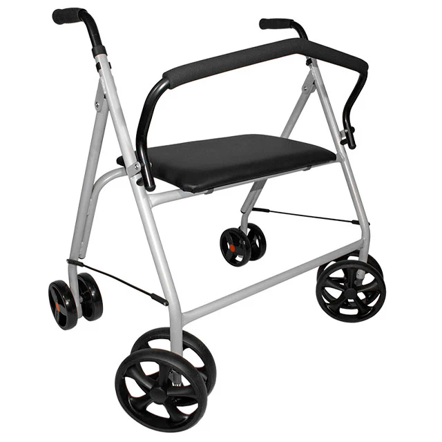 Andador con Asiento Talla XL Plegable y Regulable en Altura