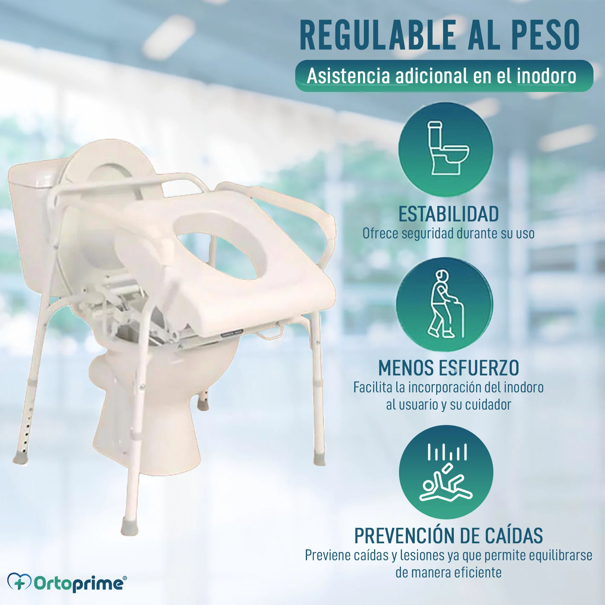 Asiento WC con Incorporación Cilindro Ajustable al Peso - Image 4