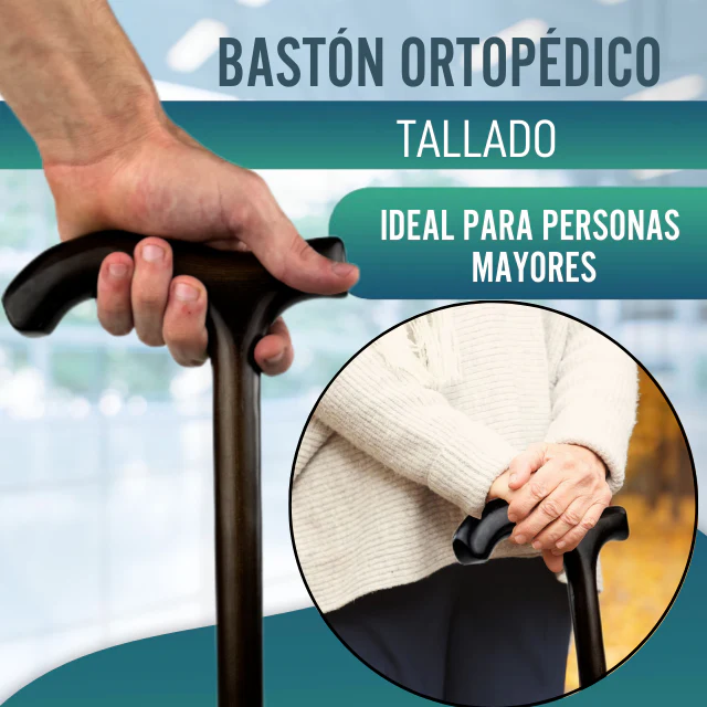 Bastón para Caminar de Madera Tallado | Empuñadura Derby - Image 4