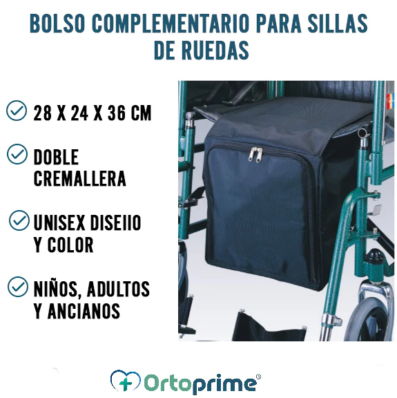 Bolso Complementario para Silla de Ruedas | Azul Marino - Image 5