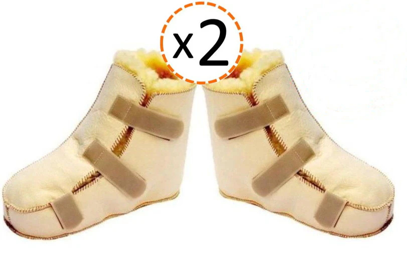 Botas Antiescaras Lambskin Premium Par Izquierda y Derecha