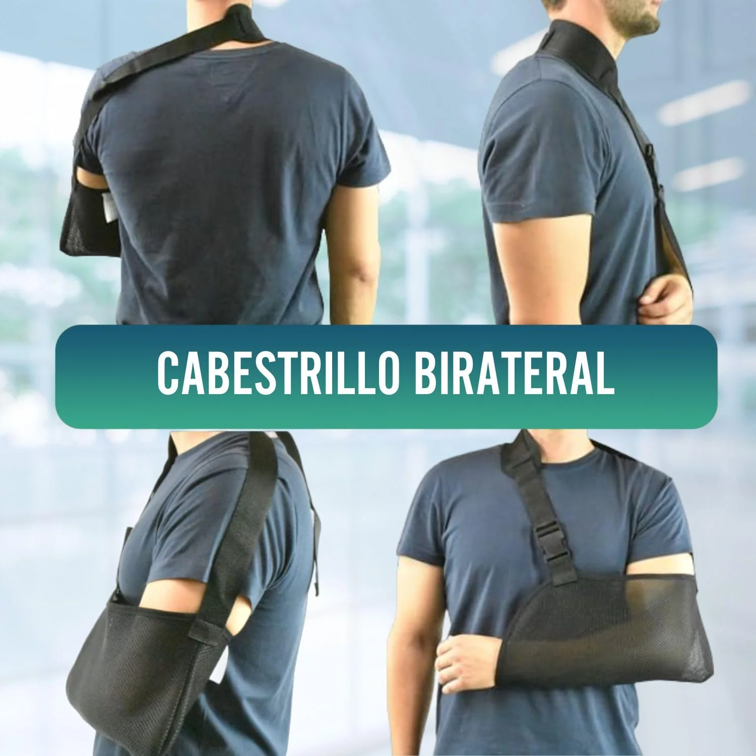 Cabestrillo Hombro Transpirable con Cinta Ajustable | Bilateral - Image 4