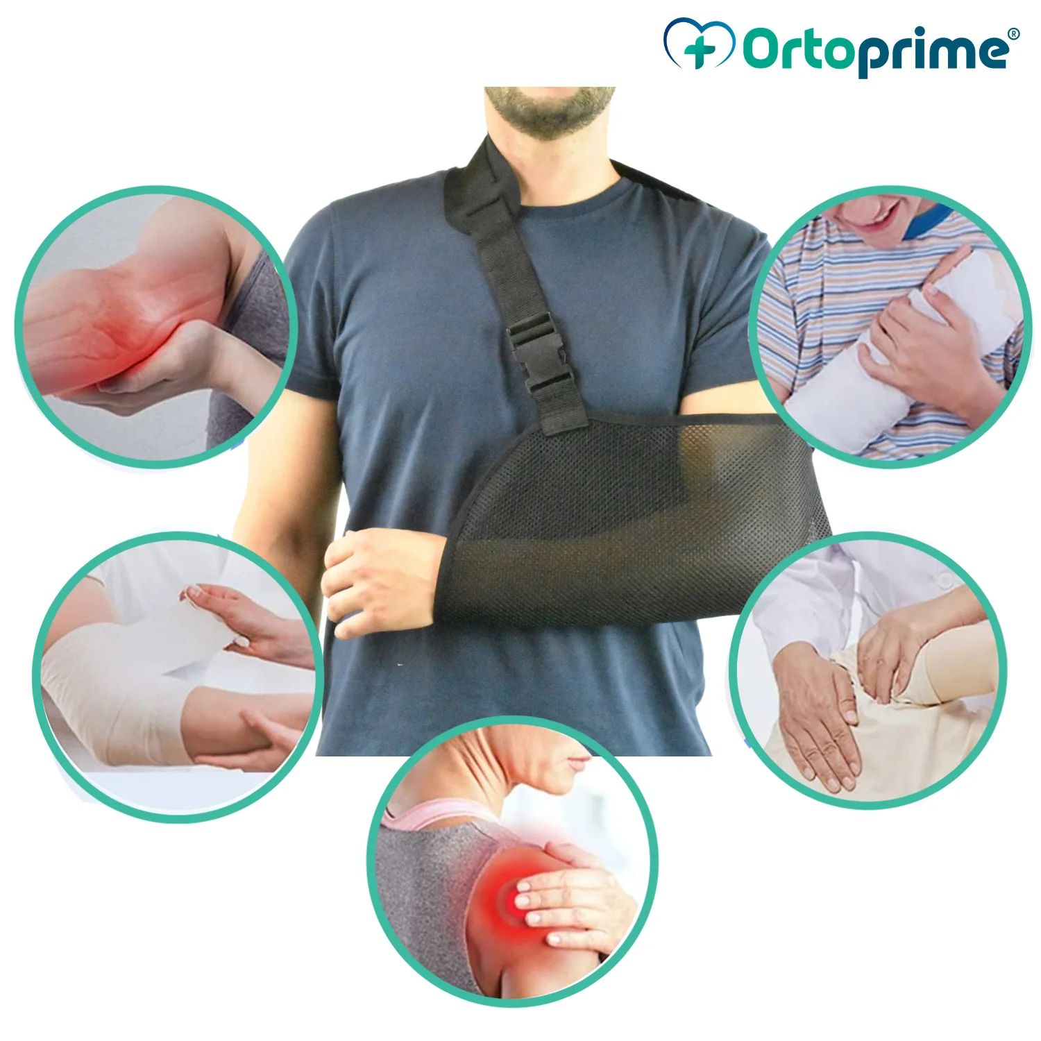Cabestrillo Hombro Transpirable con Cinta Ajustable | Bilateral - Image 9