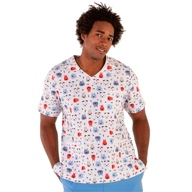 Casaca Médica Unisex para Veterinario Estampado Perros | Tallas - Image 2