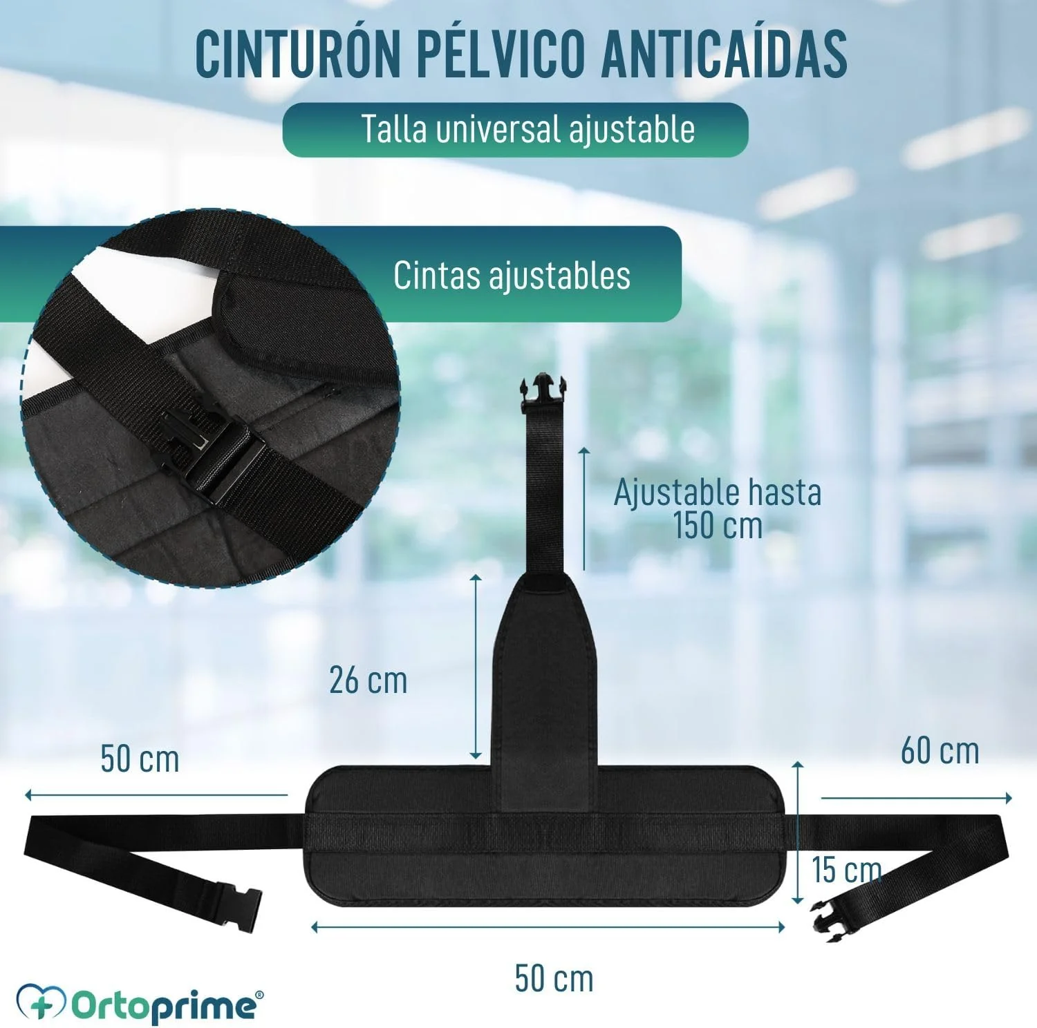 Cinturón Pélvico Silla de Ruedas Anticaídas - Image 5