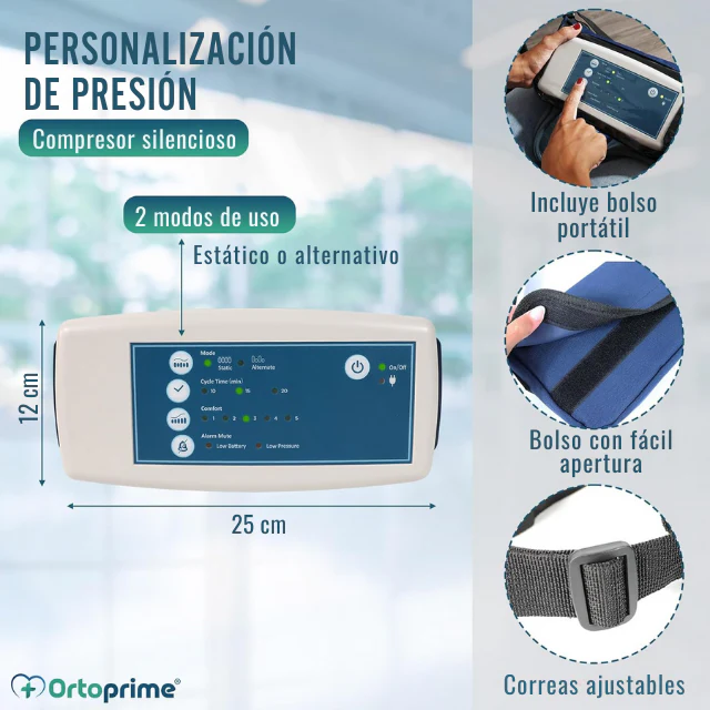 Cojín Antiescaras de Aire con Compresor | Cojín Silla de Ruedas - Image 3