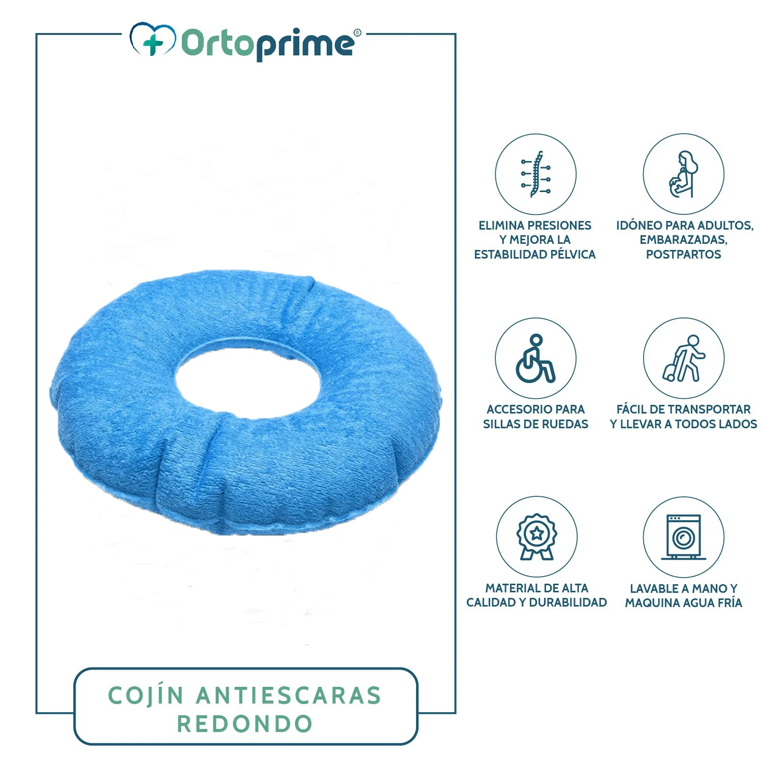 Cojín Flotador Hemorroides en Forma de Anillo - Image 3