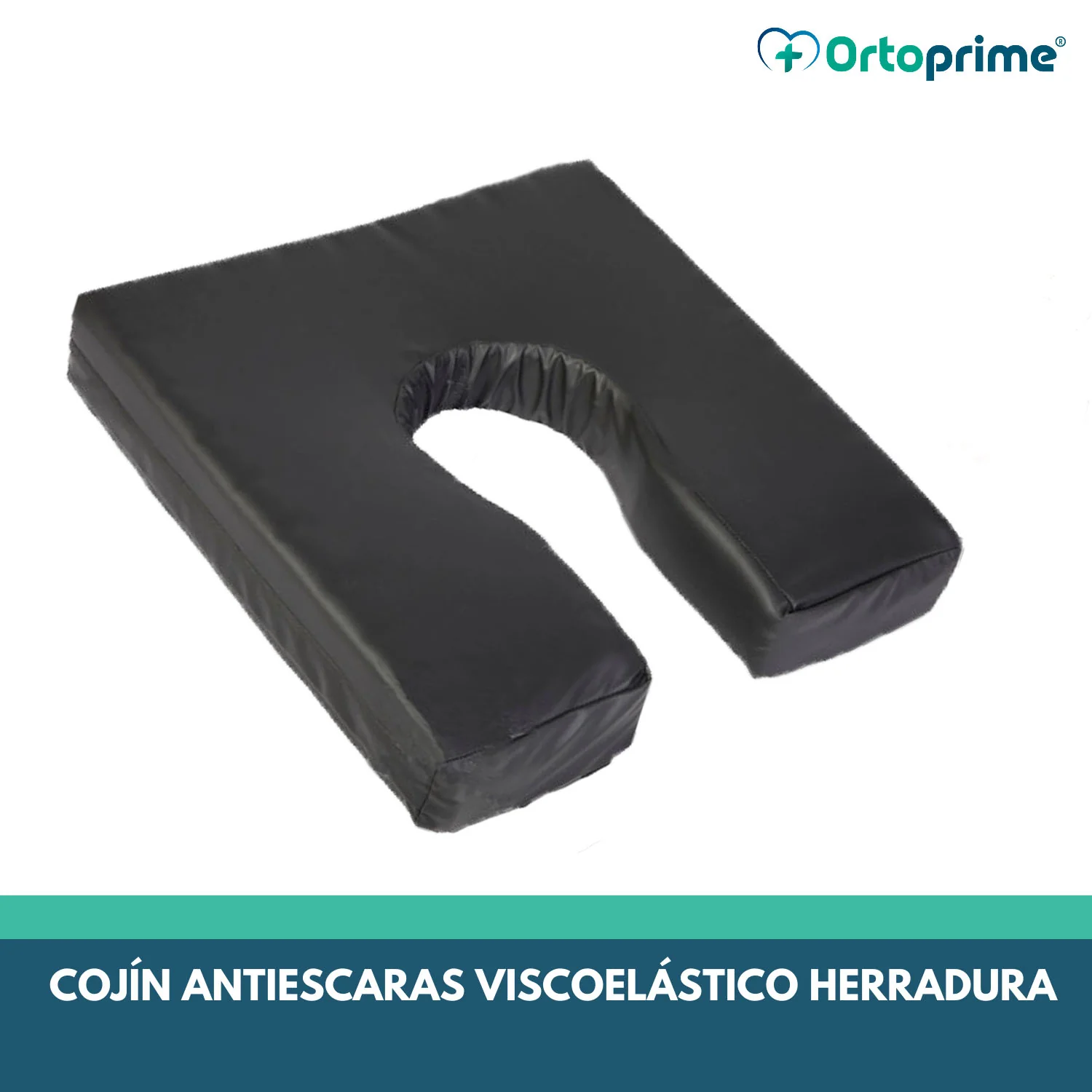 Cojín Antiescaras Viscoelástico Ranurado | Forma Herradura - Image 2