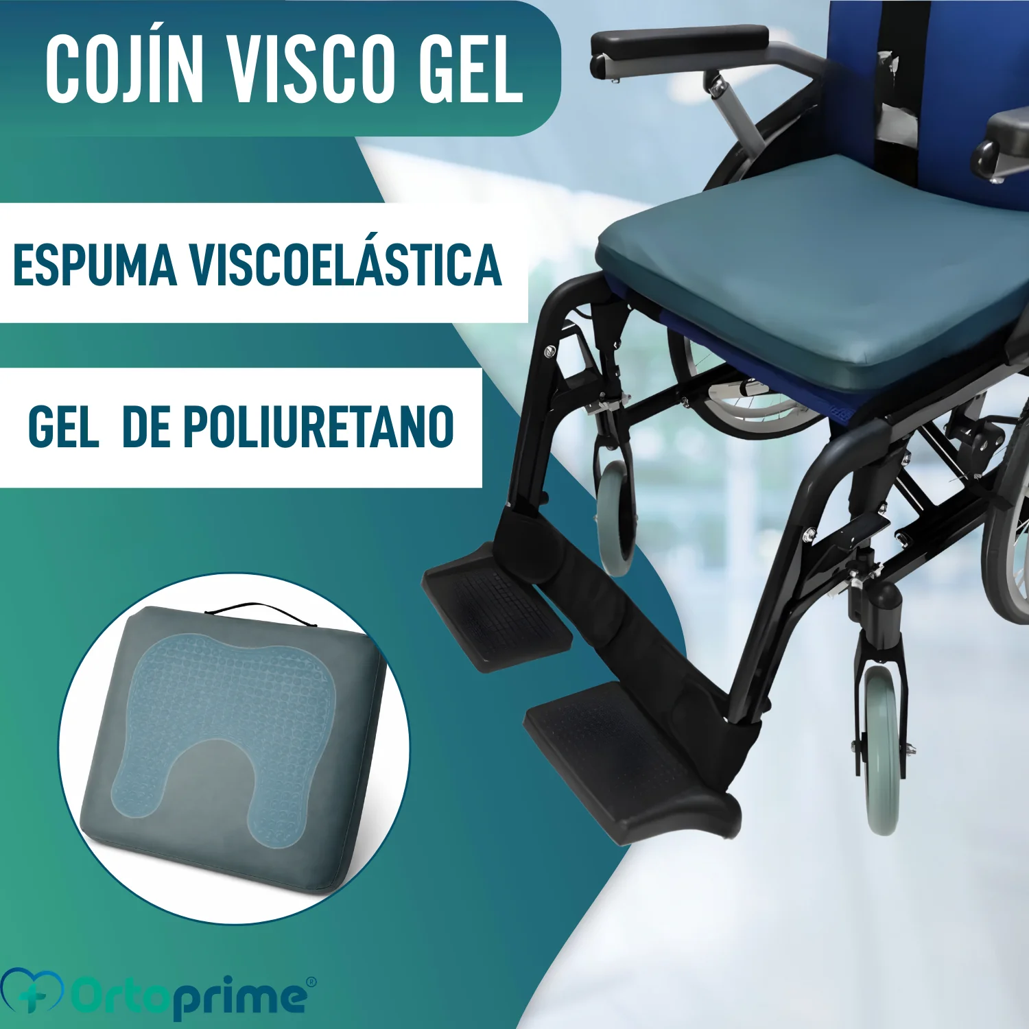 Cojín Antiescaras Visco Gel Herradura 85 kg/m3 Impermeable - Image 7