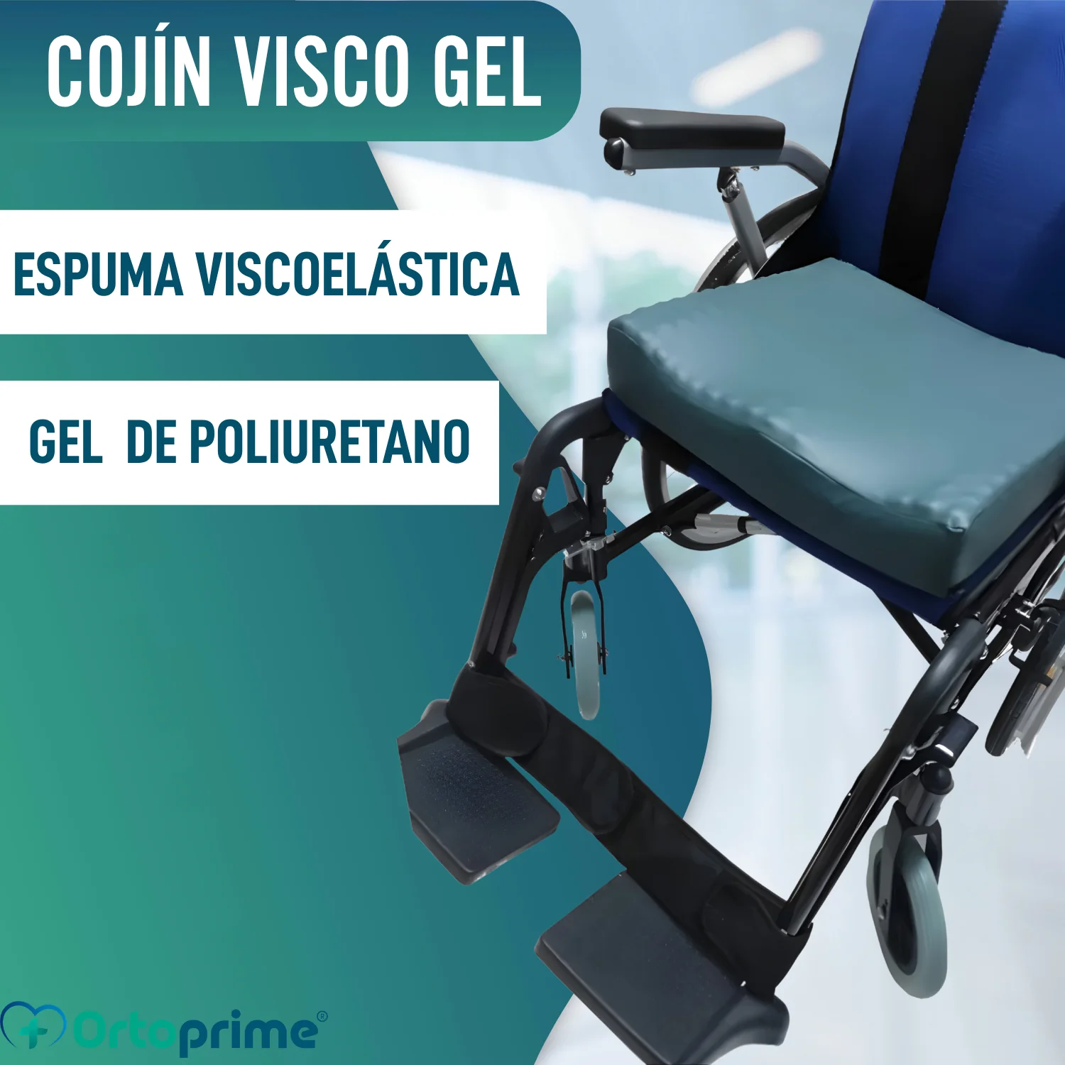 Cojín Antiescaras Visco Gel Zona Isquiática 85 kg/m3 - Image 3
