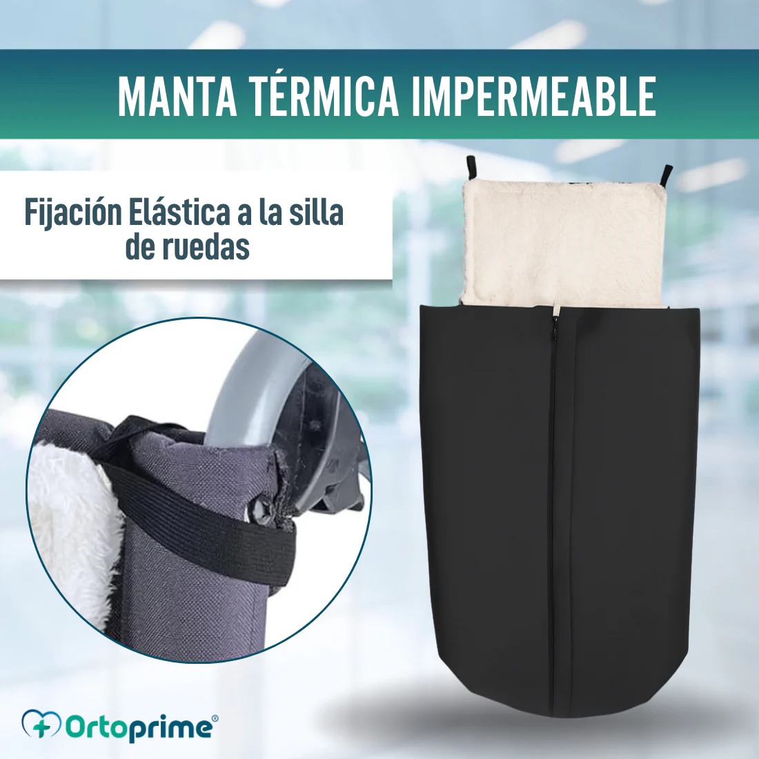 Cubrepiernas Silla de Ruedas Térmico Manta Impermeable - Image 9