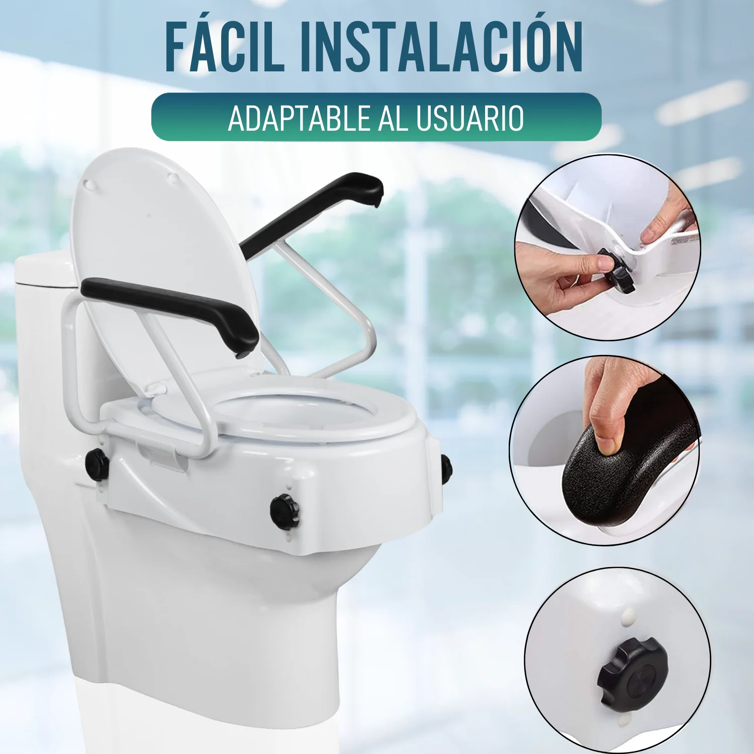 Elevador WC Inclinable OrtoPrime Confort - Image 2