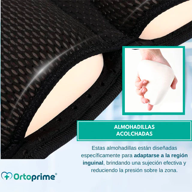 Faja Hernia Inguinal con Almohadillas Acolchadas | Unisex - Image 4