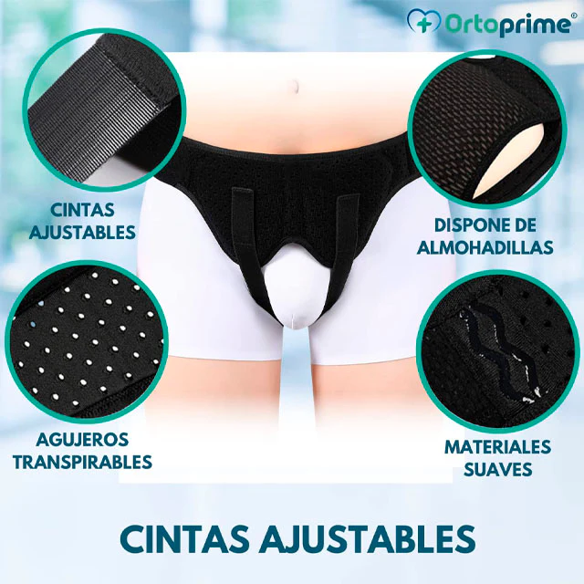 Faja Hernia Inguinal con Almohadillas Acolchadas | Unisex - Image 8