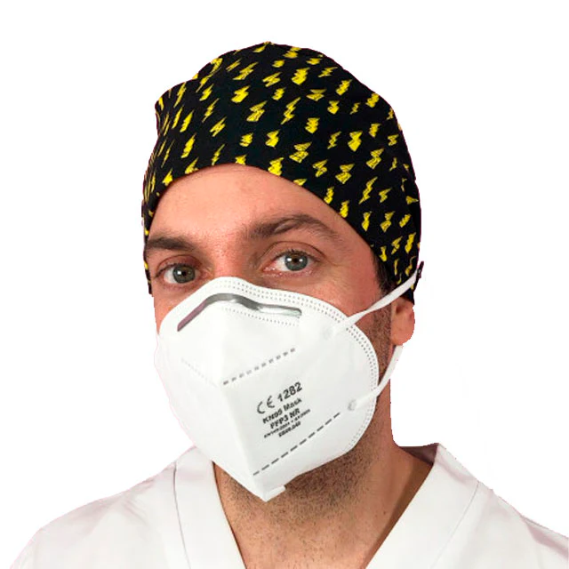 Gorros de Quirófano para Pelo Corto con Botones | Estampados - Image 6