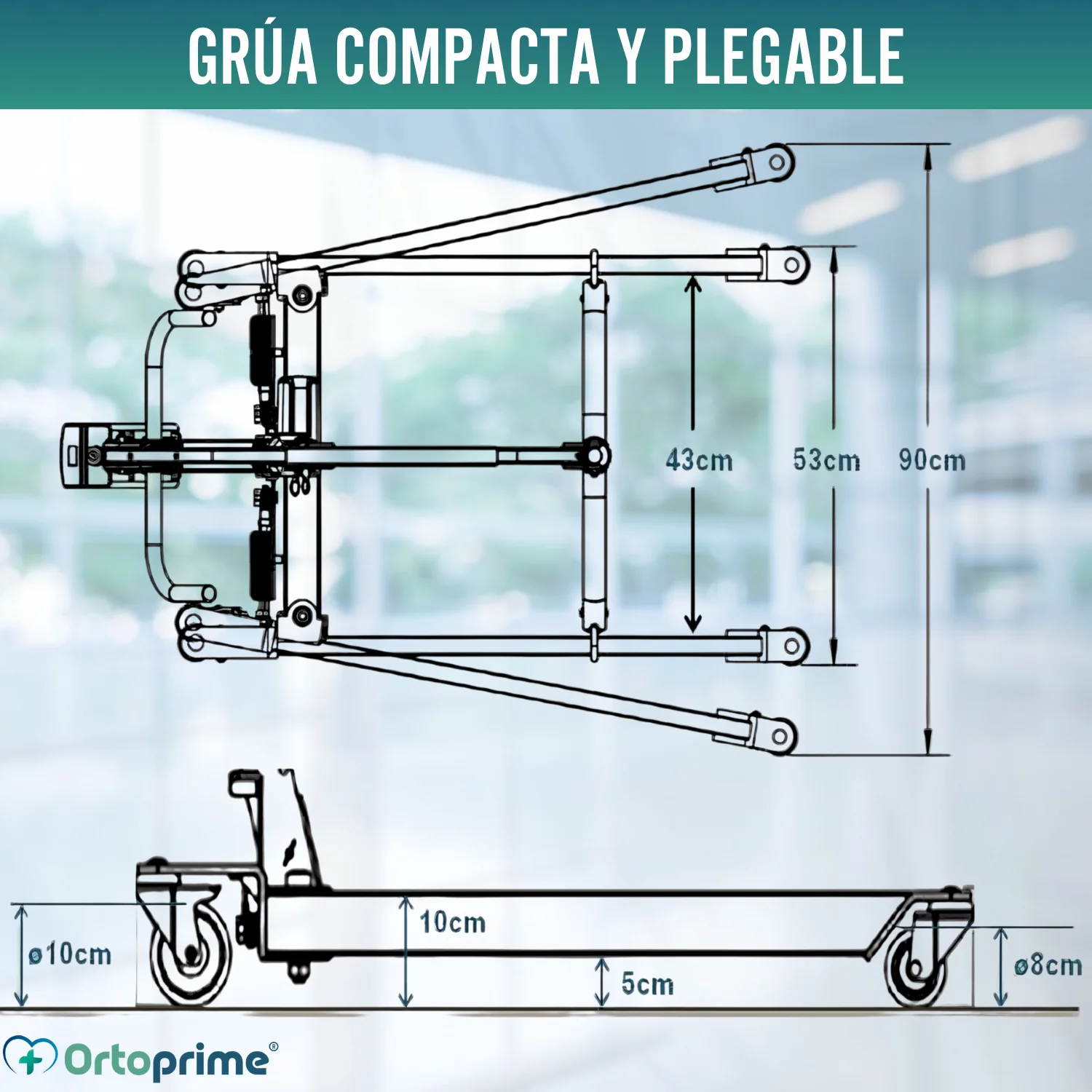 Grúa Ortopédica | Arnés con Soporte de Cabeza Incluido - Image 4