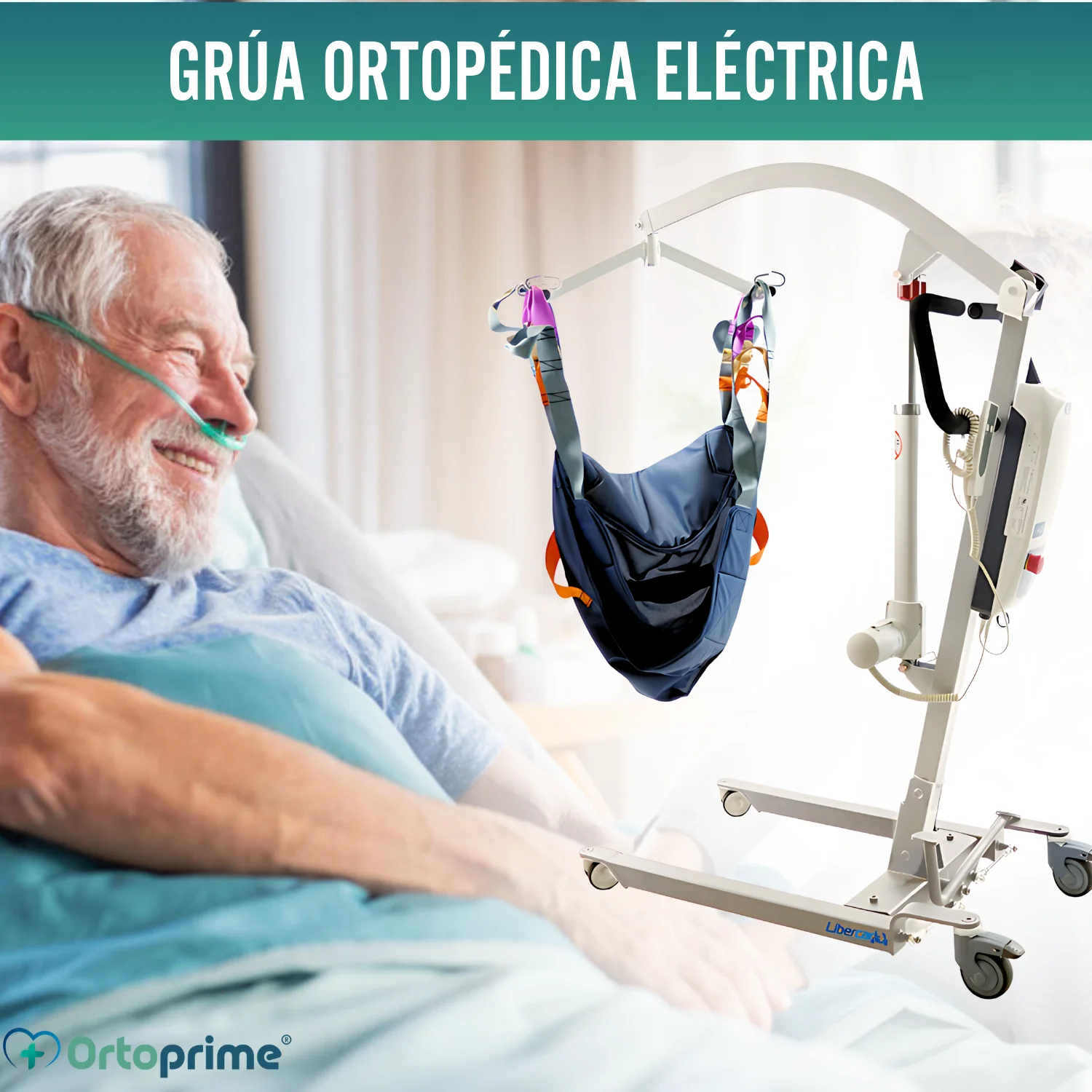 Grúa Ortopédica con Arnés para Soporte de Cabeza Incluido - Image 6