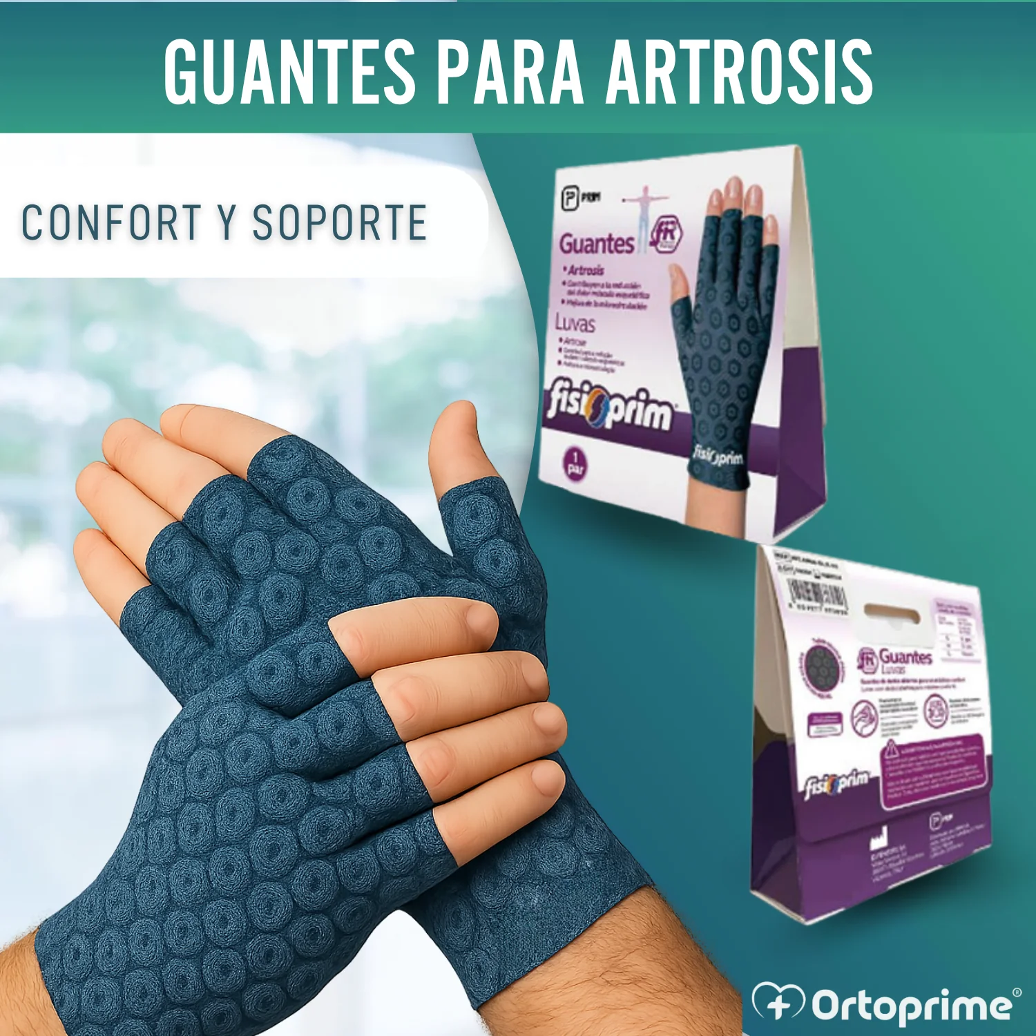 Guantes Terapéuticos Artritis y Artrosis | Tejido Técnico Elástico - Image 8