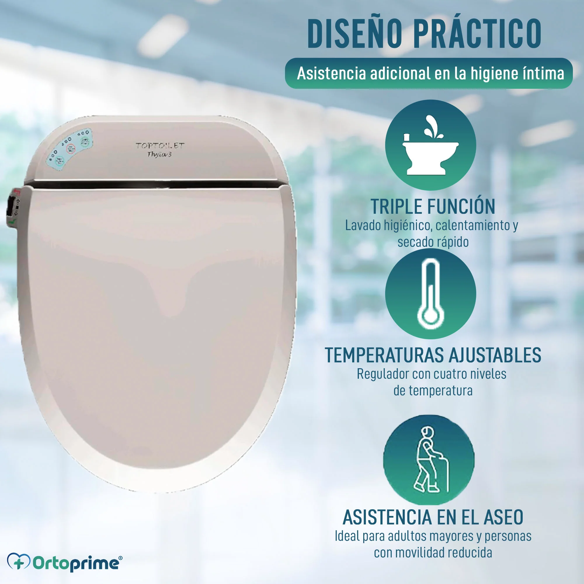Bidet WC con Mando de Control y Temperatura Incorporado - Image 3