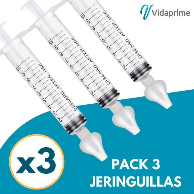 Jeringa Lavado Nasal para Bebés y Adultos | Pack 3 Unidades - Image 2