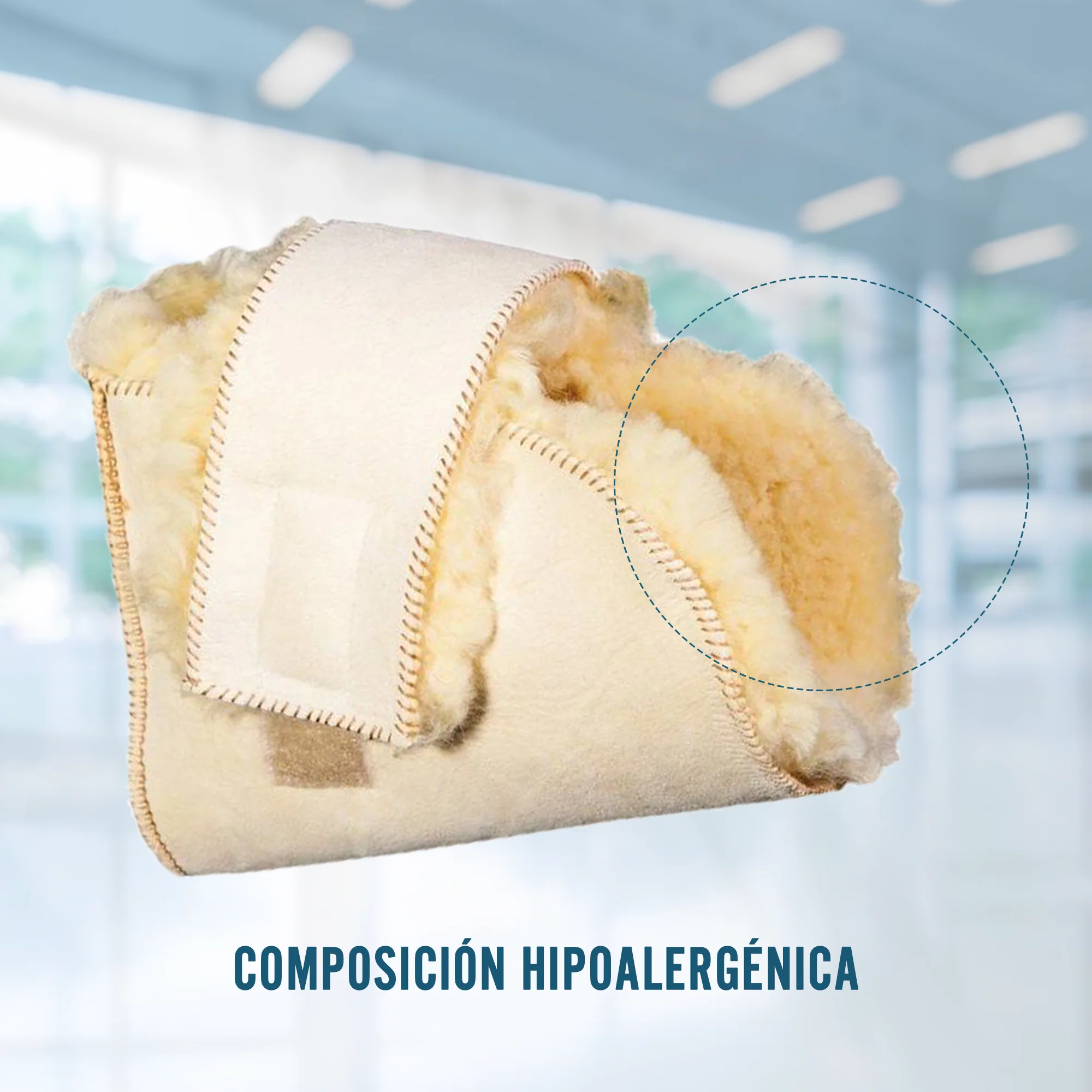 Patuco Antiescaras Lambskin Premium Pie Izquierdo - Image 3