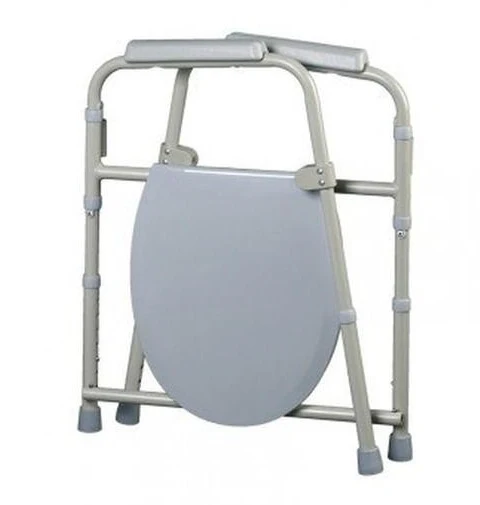Silla WC con Tapa y Reposabrazos Plegable - Image 5