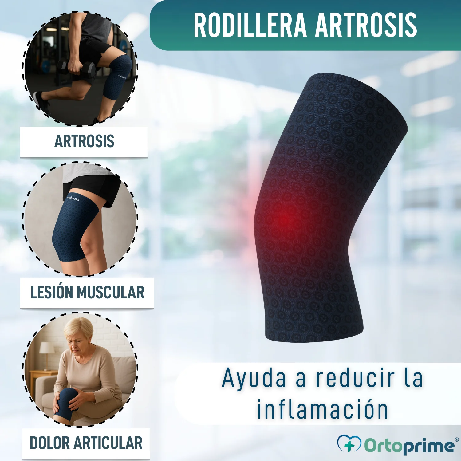 Rodillera para Artritis y Artrosis | Protector rodilla 4 Tallas - Image 3
