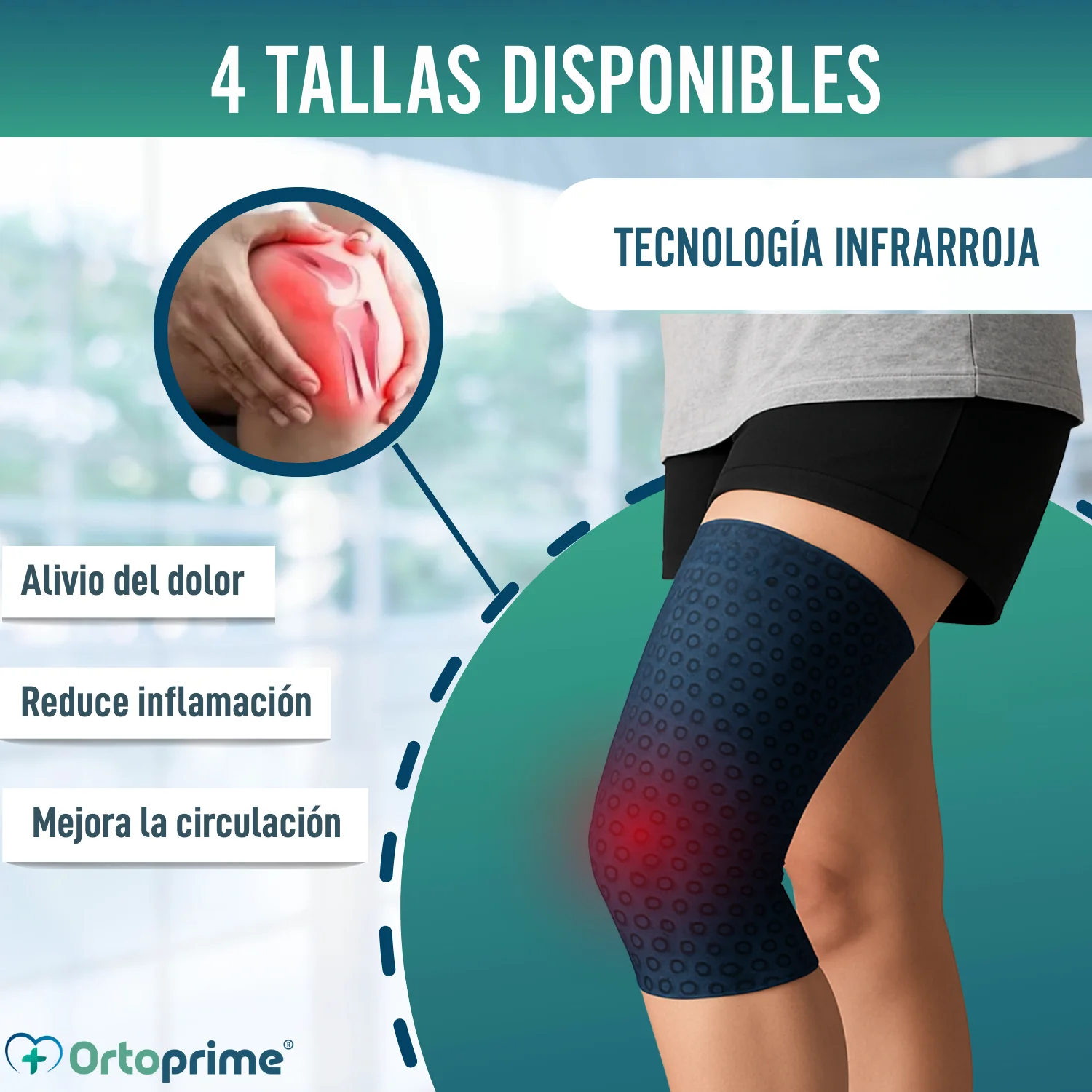Rodillera para Artritis y Artrosis | Protector rodilla 4 Tallas - Image 8