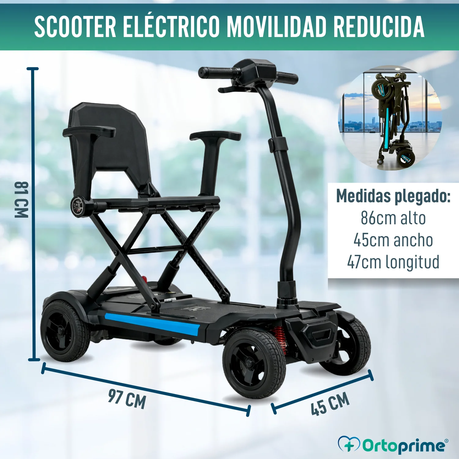 Scooter Eléctrico Compacto Transportable | Plegado Eléctrico - Image 2