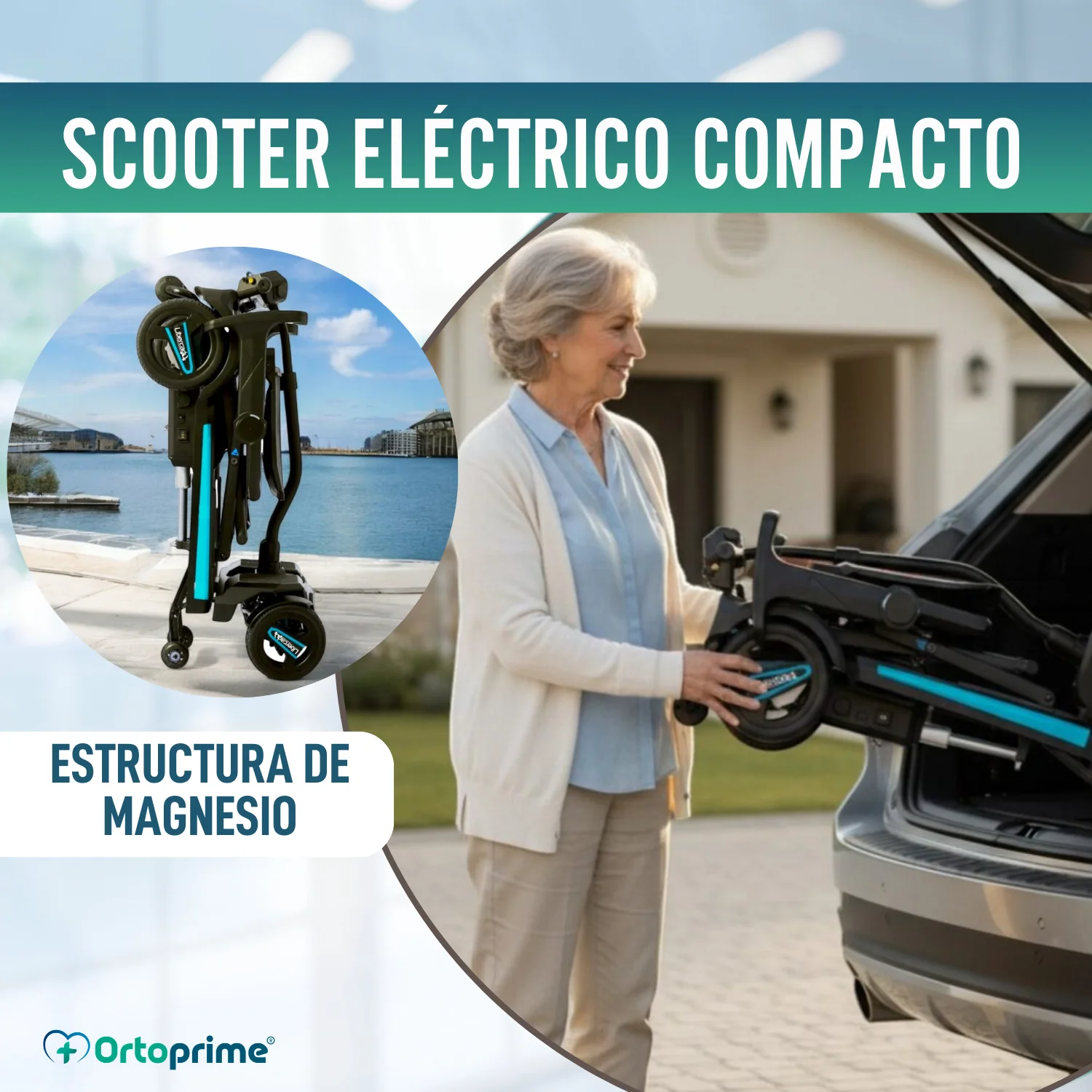 Scooter Eléctrico Compacto Transportable | Plegado Eléctrico - Image 5