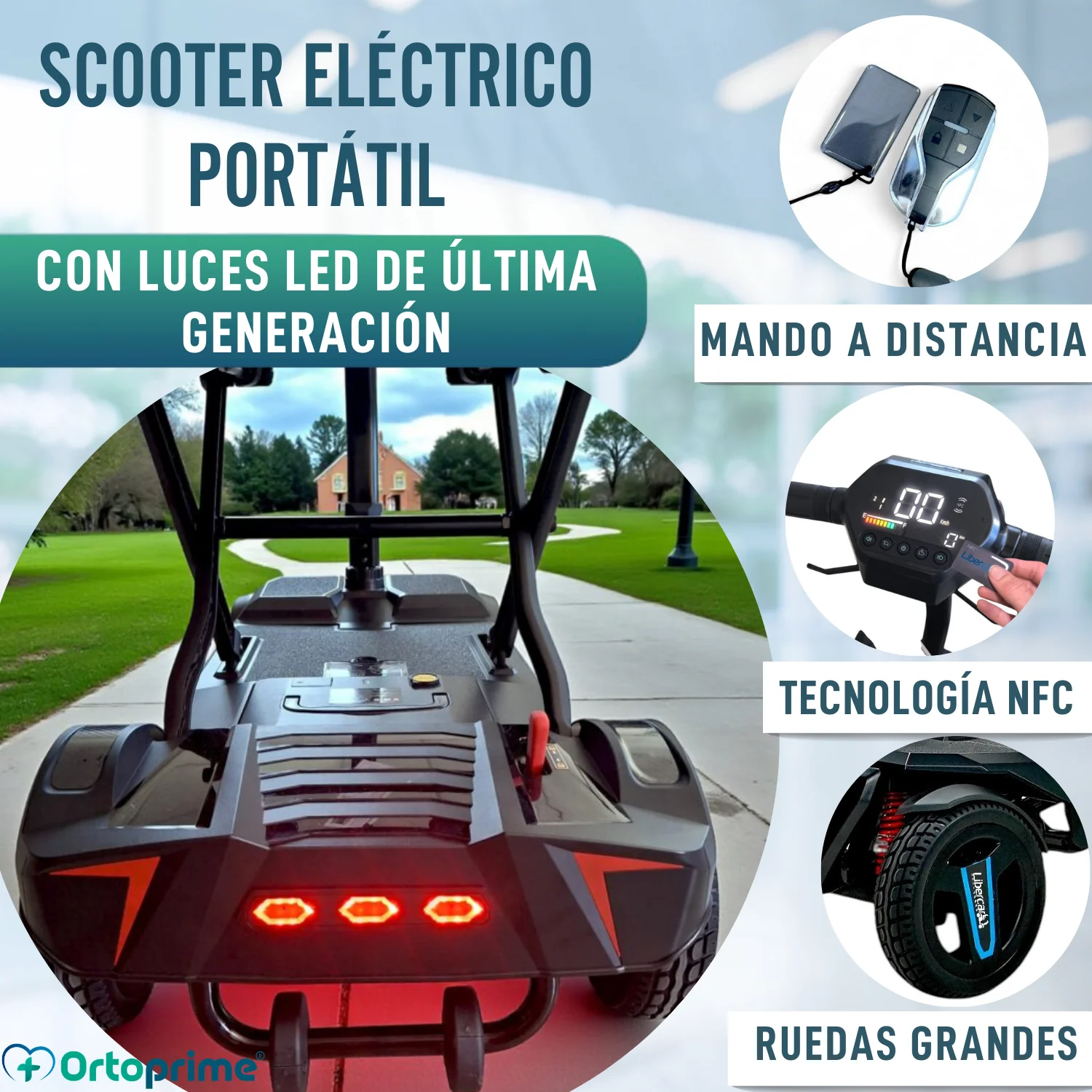 Scooter Eléctrico Compacto Transportable | Plegado Eléctrico - Image 7