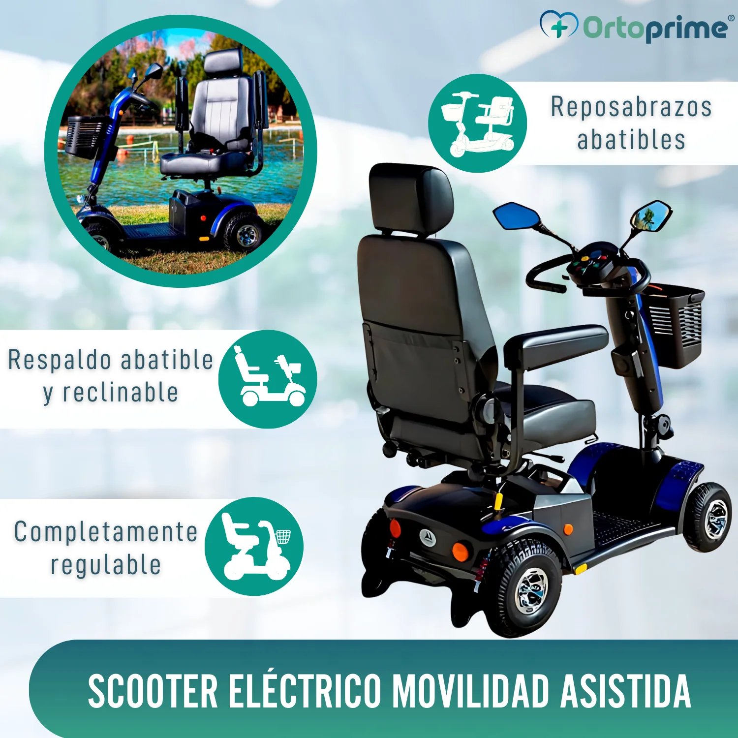 Scooter para Discapacitados Compacto | Suspensión Integral - Image 3