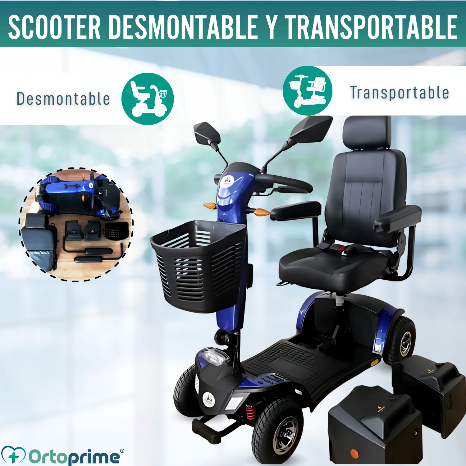Scooter para Discapacitados Compacto | Suspensión Integral - Image 4