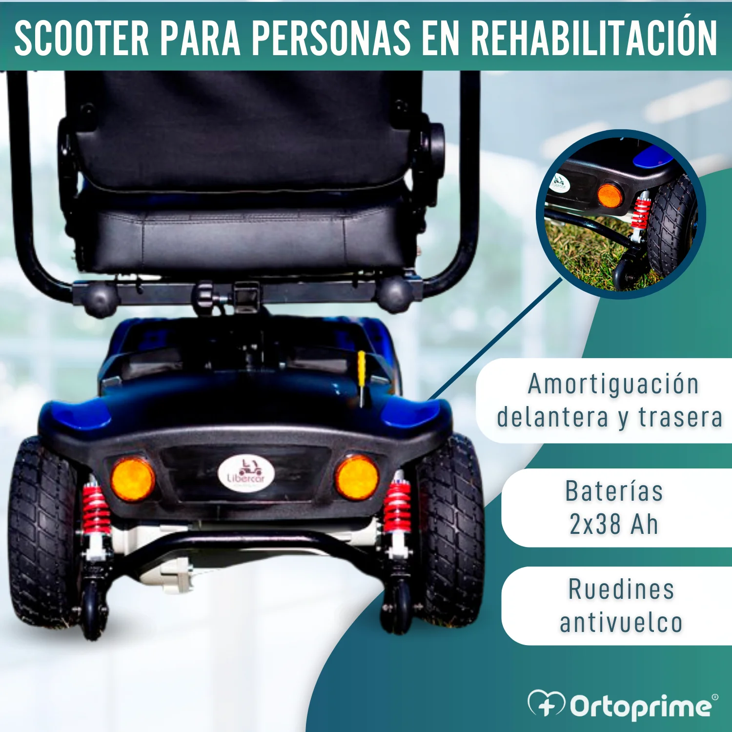 Scooter para Discapacitados Compacto | Suspensión Integral - Image 8