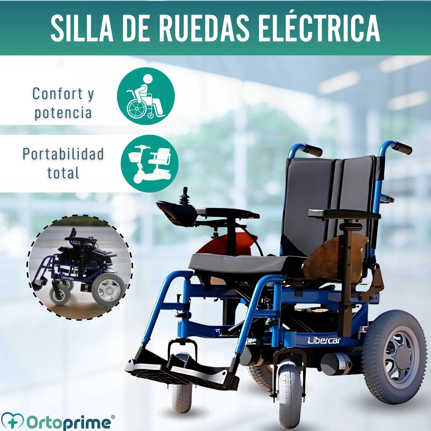 Silla de Ruedas Eléctrica Adaptable | Múltiples Posiciones - Image 4