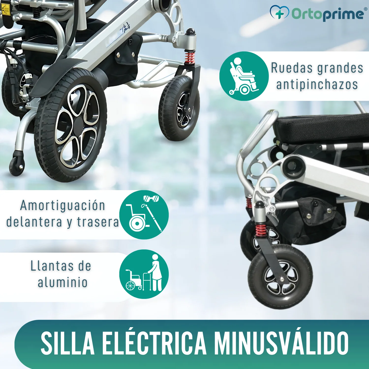 Silla de Ruedas Eléctrica Ultra-Ligera con Batería de Litio - Image 7