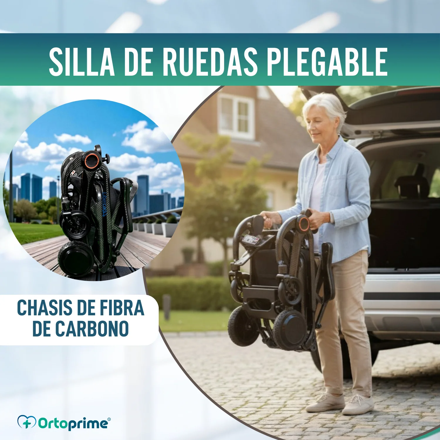 Silla de Ruedas Eléctrica Ultracompacta | Fibra de Carbono - Image 6