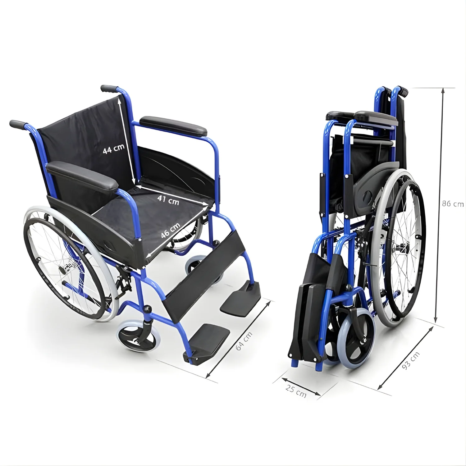 Silla de Ruedas Plegable Basic | Movilidad Reducida - Image 3