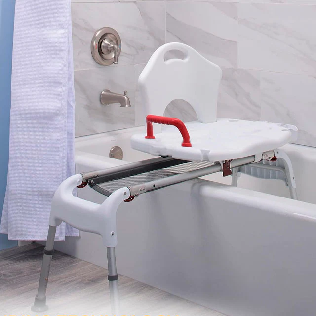 Silla de Bañera para Transferencias Seguras |  Asiento Deslizante Confort - Image 4