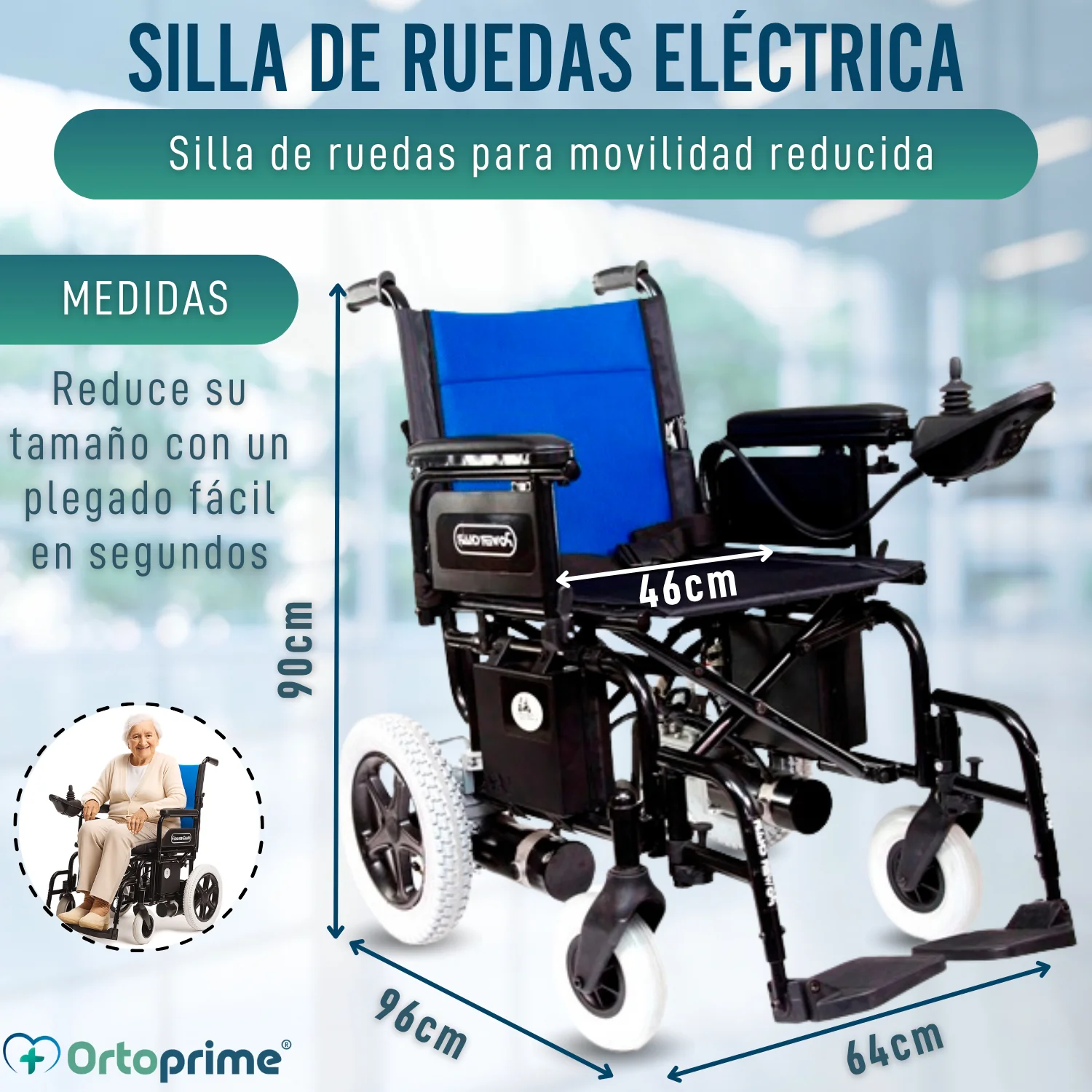 Silla Eléctrica para Movilidad Reducida | Ruedas Macizas - Image 3