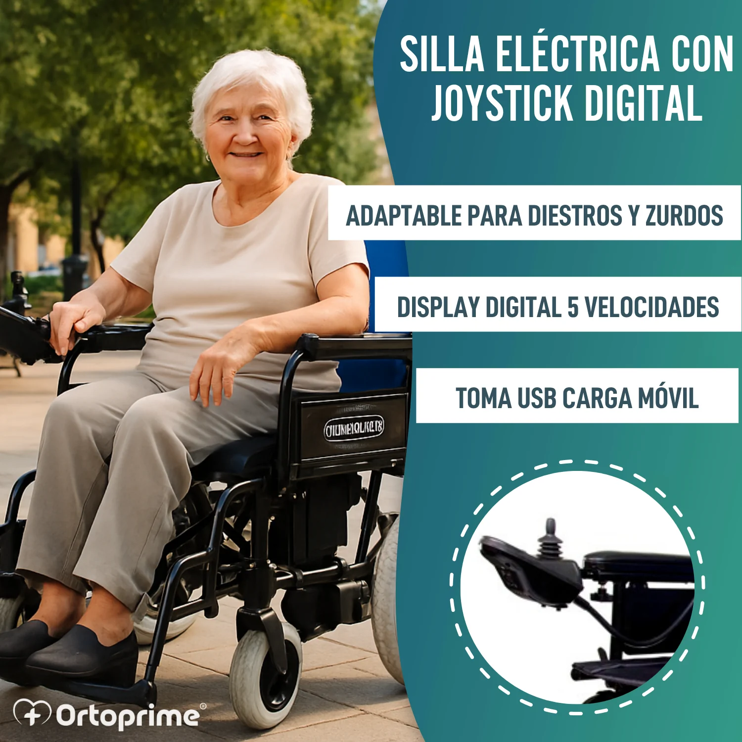 Silla Eléctrica para Movilidad Reducida | Ruedas Macizas - Image 4