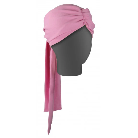 Turbante Pañuelo Oncológico Drapeado Liso | Escoge tu Color - Image 4