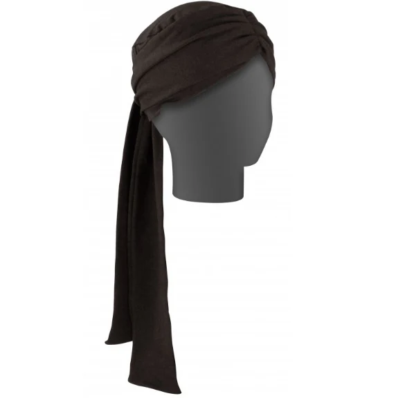 Turbante Pañuelo Oncológico Drapeado Liso | Escoge tu Color - Image 5