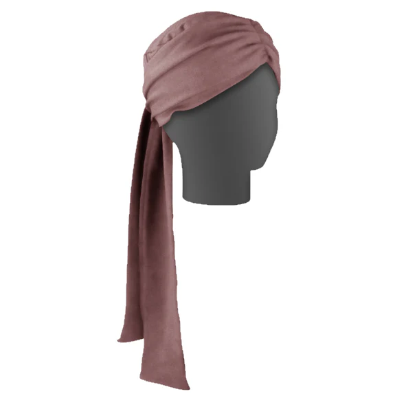 Turbante Pañuelo Oncológico Drapeado Liso | Escoge tu Color - Image 7