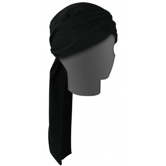 Turbante Pañuelo Oncológico Drapeado Liso | Escoge tu Color - Image 8