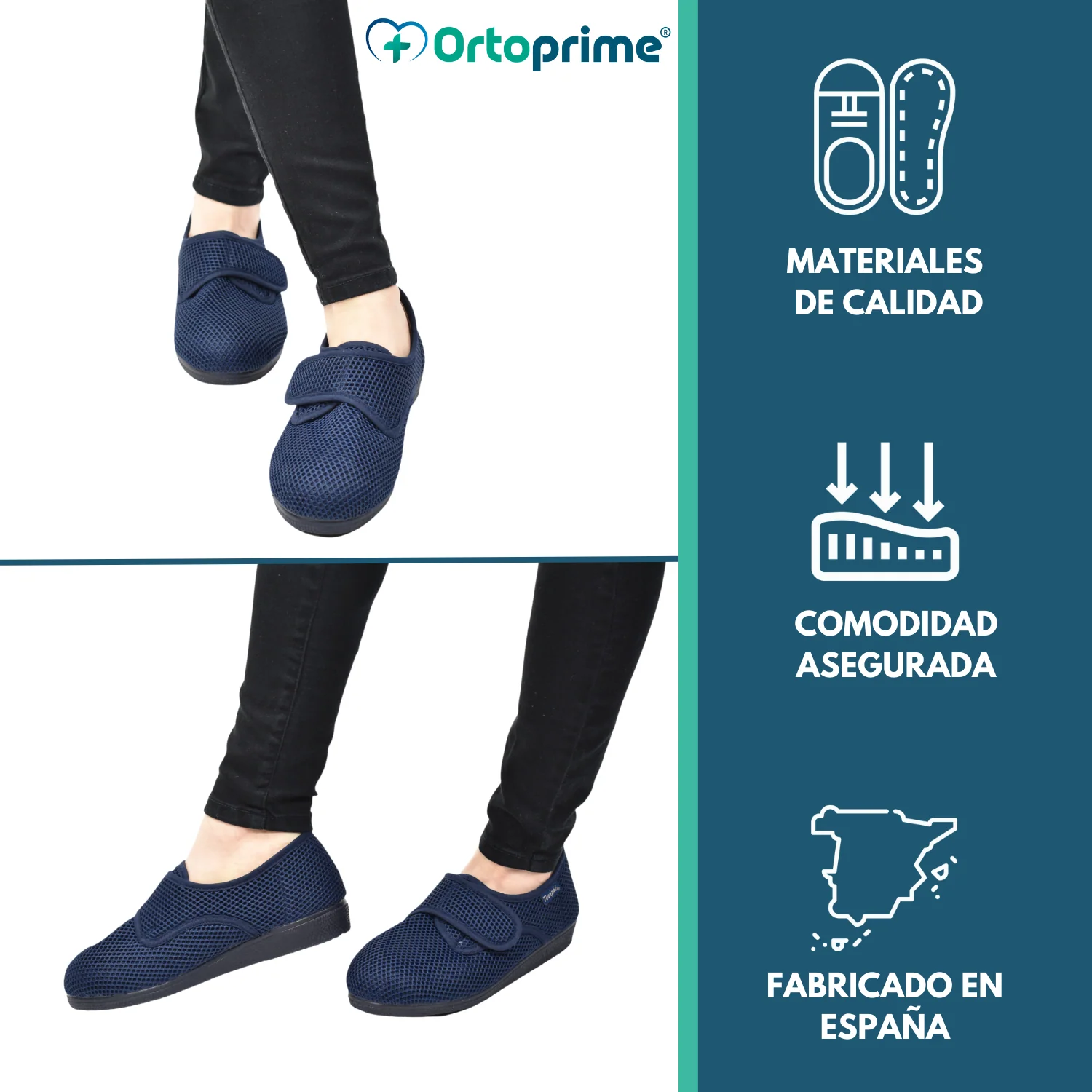 Zapato Ortopédico Premium con Velcro de Señora - Image 5