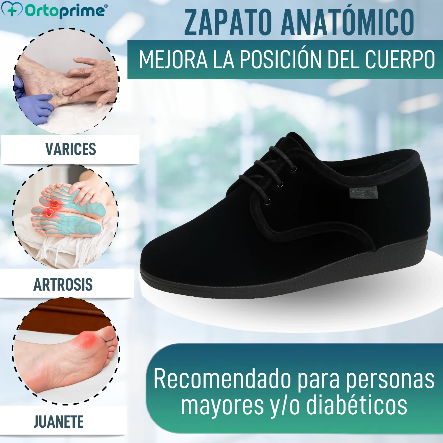 Zapatos Anatómicos de Terciopelo Confort - Image 3
