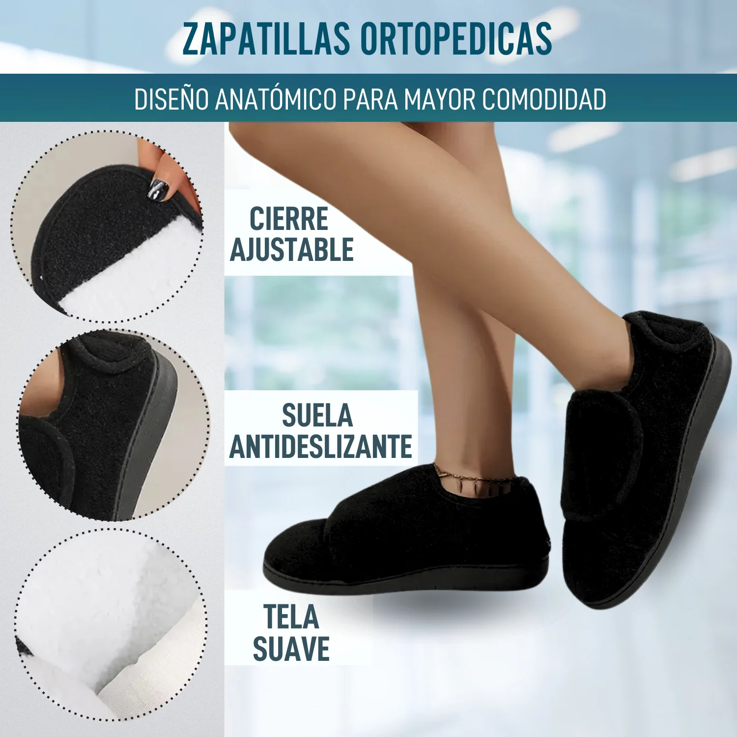 Zapatos para Pies Anchos Unisex | Calzado Ancho Borreguito - Image 7